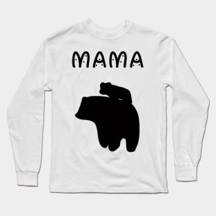 mama bear love mom hand drawn Long Sleeve T-Shirt